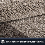 PURRUGS Dirt Trapping Door Mat 32" x 48", Non-Slip/Skid Machine Washable Entryway Rug, Shoes Scraper, Throw Rug, Super Absorbent Area Rug for Muddy Wet Shoes and Paws, Beige & Grayish Brown