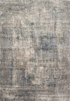 Loloi Teagan Collection TEA-05 Denim/Slate 11'-6" x 15' Area Rug, Large, Soft Neutral Rug, High-Traffic for Living Room, Bedroom, Home Office, Dining Area