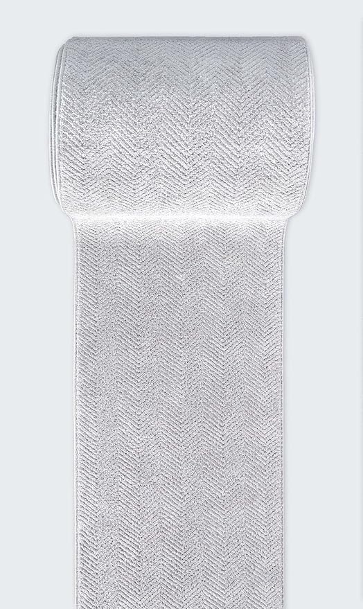 Well Woven Custom Size Hallway & Stair Runner- Harlow Pompeii Light Grey 27 Inches Wide x 40 Feet Long Runner (27" x 40') Runner Rug - Modern Chevron Pattern, Ultra-Soft, Easy-Clean