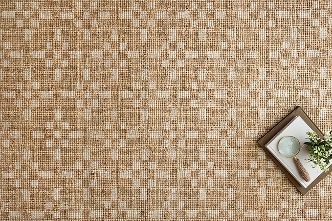 Loloi Chris Loves Julia Judy Collection JUD-07 Natural/Ivory 3'-6" x 5'-6" Accent Rug