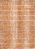 Hand-Tufted 100% Wool Area Rug – Unique Modern Geometric Grid Pattern, Soft Plush Textured Carpet for Living Room, Bedroom, Dining Room & Entryway (Gold, 10' x 14')