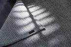 CAMILSON Easy Jute Rug 8x10, Indoor Outdoor Grey Color Area Rugs for Living Room Farmhouse Patio and Kitchen Rug, Solid Boho Woven Design, Easy-Cleaning, Washable Outside Carpet Alfombras (8 x 10)