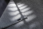 CAMILSON Easy Jute Rug 9x12, Indoor Outdoor Gray Color Farmhouse Area Rugs for Living Room Patio and Kitchen Rug, Solid Boho Woven Design, Easy-Cleaning, Washable Outside Carpet Alfombras (9 x 12)