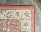 Unique Loom Espahan Collection Area Rug - Cape Cod (4' 1" x 6' 1" Rectangle, Terracotta/ Black)