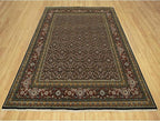 Blue Denser Weave All Over Fish Pattern Heritta Design Soft Vibrant Wool Hand Knotted Rug(7'10"x10')