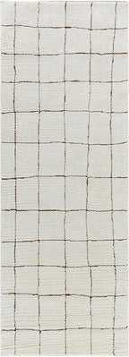 Livabliss x Our PNW Home Cascade Minimalist Area Rug, 2'7" x 7'3", Ivory