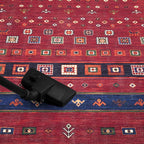 Keen Home Design 9x12 Rug - Machine Washable Area Rug with Non-Slip Backing, Ideal for Living Room, Dining Room, Bedroom - Vintage, Easy Clean, Durable, Low Pile Rug - (9' x 12')