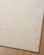 Loloi Kamala Collection KAM-05 Ivory/Natural 2'-7" x 8'-0" Runner Rug