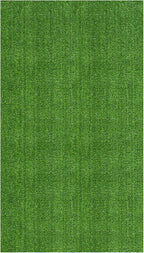 Ottomanson Artificial Grass Turf 7'10" x 30' Indoor Outdoor Faux Grass Rug with Drainage Holes, Customizable with Extra Long Size Options, Perfect for Patio Lawn Balcony Weddings Photoshoot Backdrop