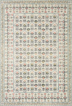 Loloi Rifle Paper Co. Eden Collection EDE-03 Lattice Ivory 2'-6" x 7'-6" Runner Rug feat. CloudPile™