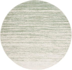 SAFAVIEH Adirondack Collection Area Rug - 6' Round, Sage & Ivory, Modern Ombre Design, Non Shedding & Easy to Clean, Ideal for Living Room, Bedroom, Office, Dining Space (ADR113X)