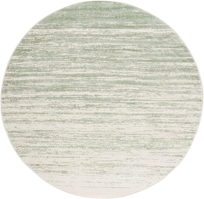 SAFAVIEH Adirondack Collection Area Rug - 5' x 8' Oval, Sage & Ivory, Modern Ombre Design, Non Shedding & Easy to Clean, Ideal for Living Room, Bedroom, Office, Dining Space (ADR113X)
