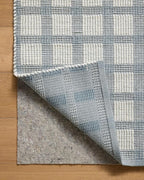Loloi Magnolia Home by Joanna Gaines Ryder Collection RYD-02 Blue/Ivory 8'-6" x 11'-6" Area Rug