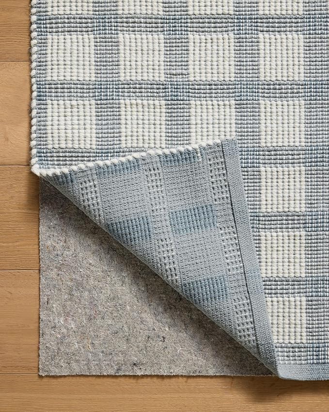 Loloi Magnolia Home by Joanna Gaines Ryder Collection RYD-02 Blue/Ivory 8'-6" x 11'-6" Area Rug