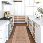 Fame Living Washable Area Rug. Modern Farmhouse. Vintage. Turkish. Bohemian. Distressed. Oriental. Traditional. Rugs for Living Room. Dining. Bedroom. Office. Entryway. Foyer. (860TT, 2'5" x 4'9")