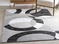 Well Woven Dulcet Bingo Grey Modern Geometric 7'10" x 9'10" Area Rug