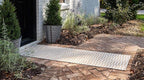 Unique Loom Outdoor Striped Collection Area Rug - Striped (2' x 6' 1" Runner, Taupe/Ivory)