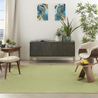Nourison Home Nourison Essentials Green 7' x Square Area Rug - Easy Clean, Non Shedding, Bed Room, Living Room, Dining Room, Kitchen (7' x Square)