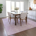 Addison Rugs Chantille ACN591 Purple 10' x 14' Indoor Outdoor Area Rug, Easy Clean, Machine Washable, Non Shedding, Bedroom, Living Room, Dining Room, Kitchen, Patio Rug