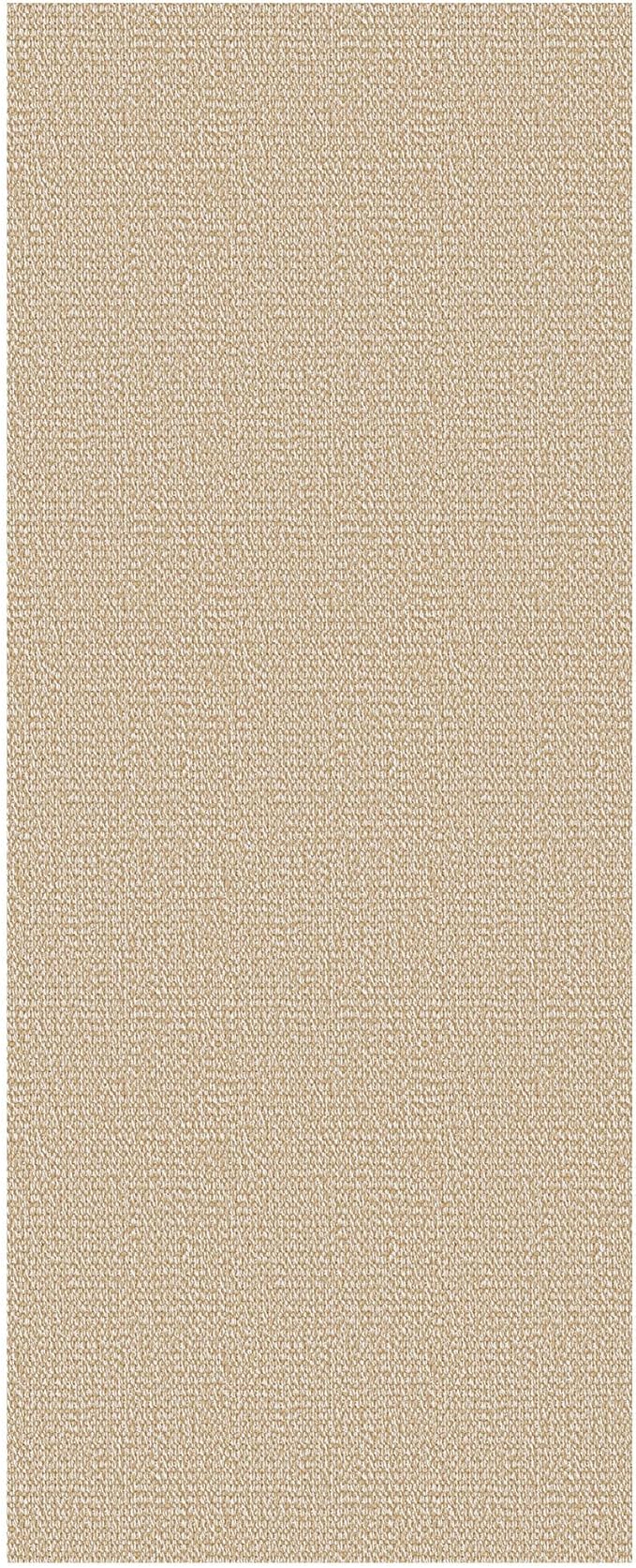 EARTHALL Washable Runner Rug 2x5 Ft Non Slip Runners for Hallways Cotton Rubber Backed Kitchen Runner Braided Indoor Floor Carpet Runners for Entryway, Hallway, Kitchen, Bedroom, Golden Beige/White