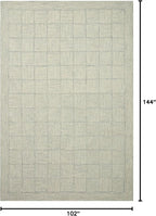 Loloi Chris Loves Julia Francis Collection FRA-03 Silver/Sky 8'-6" x 12' Area Rug