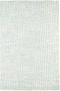 Dash and Albert Crosshatch Wool Area Rug - 4' x 6' Sky Blue Solid Hand Micro Hooked Accent Rug - Durable, High Traffic Areas Bedroom, Hallway, Stairs - Premium Luxury Hotel Quality Soft Breathable