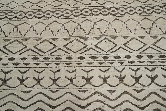 Modern Collection 7' 7'' X 5' 3'' Rug Rug, All-Over Viscose Silk Carpet for Home Décor, Foyer and Hallway