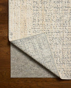 Loloi Amber Lewis Bexley Collection BEX-03 Natural/Slate 2'-7" x 10'-0" Runner Rug Neutral, Textured, Living, Bedroom, Dining, Carpet