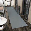 Ottomanson 2' x 14' Hallway Runner with Scraper Pile Extra Durable Non-Slip Rug Mat for Indoor & Outdoor Use - Ideal for Kitchen, Entryway, Patio & Garage - High-Traffic Carpet, Gray