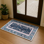 Washable Area Rug, Modern Farmhouse, Vintage, Turkish, Bohemian, Distressed, Oriental, Traditional, Rugs for Living Room, Dining, Bedroom, Office, Entryway, Foyer, (862CN, 2' x 3')