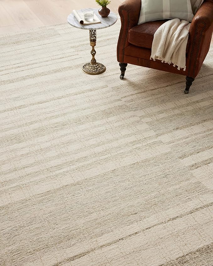 Loloi Chris Loves Julia Chris Collection CHR-02 Natural/Sage 3'-6'' x 5'-6'', .50" Pile Height, Accent Rug