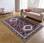 Fame Living Washable Area Rug. Modern Farmhouse. Vintage. Turkish. Bohemian. Distressed. Oriental. Traditional. Rugs for Living Room. Dining. Bedroom. Office. Entryway. Foyer. (851RR, 2'5" x 13')