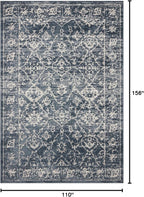 Loloi Magnolia Home by Joanna Gaines Gigi Collection GIG-02 Navy/Stone 9'-2" x 13' Area Rug