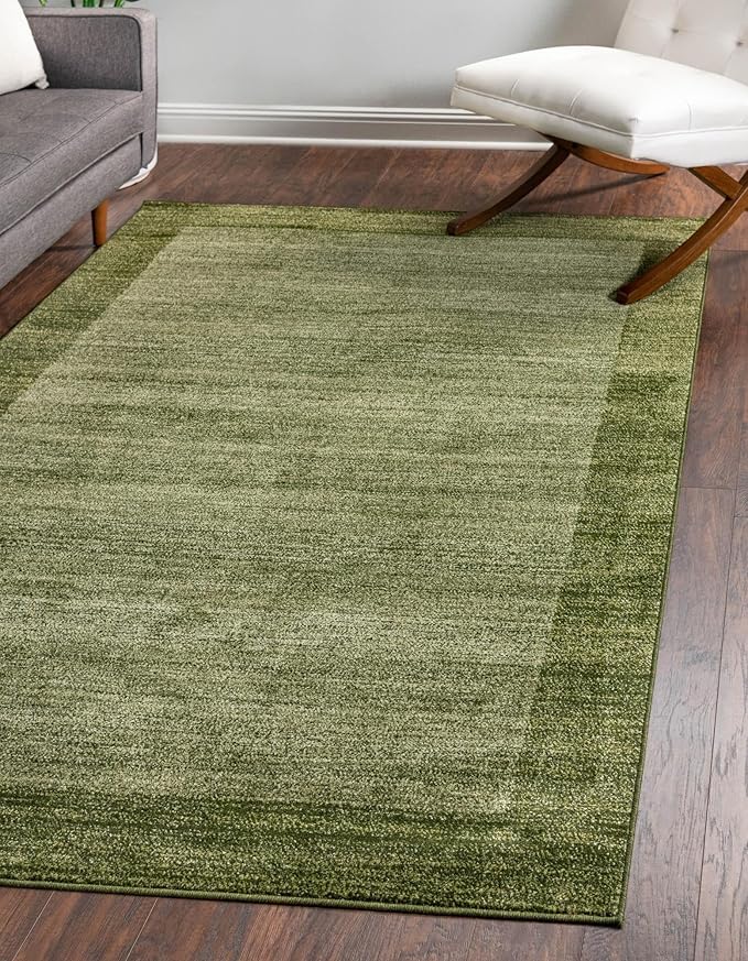 Rugs.com Angelica Collection Rug – 3' x 5' Light Green Medium Rug Perfect for Entryways, Kitchens, Breakfast Nooks, Accent Pieces