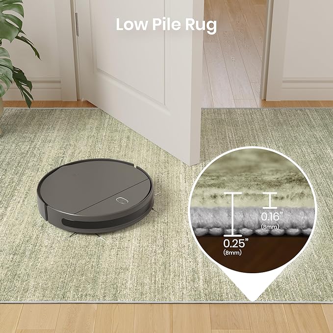 Valenrug Washable Rug 8x10 - Stain Resistant 8x10 Area Rugs for Living Room, Non Slip Backing Printed Rugs for Bedroom, Folable Machine Washable Area Rug(Green,8'x10')