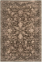 KILOCOCO Small Area Rug 2x3 Entryway Rugs Washable Rug Printed Vintage Floral Non-Slip Kitchen Rug Indoor Door Mat, Accent Throw Small Rugs for Laundry Room Bedroom Entrance, Rust Brown Red