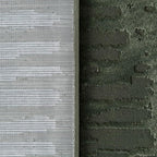 Revival Rugs Shell 2'7"x4'11" Machine Washable Area Rug for Kitchen Bedroom - 100% Recycled Oeko-TEX Certified, Medium Pile, Green