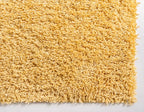 Unique Loom Davos Shag Collection Area Rug - Solid (2' 2" x 8' Runner, Sun Yellow)
