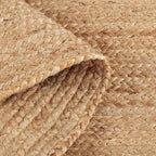 REDEARTH · Round Area Rug - 6 Feet Braided Natural Jute Rug- Artisan Made Reversible Boho Jute Rugs for Bedroom - Kitchen - Living Room - Farmhouse - Home Decor - Handmade Rustic Vintage Décor