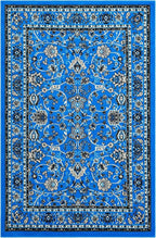 Unique Loom Sialk Hill Collection Area Rug - Washington (5' 3" x 8' Rectangle Dark Blue/Black)
