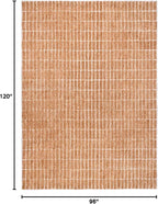 Hand-Tufted 100% Wool Area Rug – Unique Modern Geometric Grid Pattern, Soft Plush Textured Carpet for Living Room, Bedroom, Dining Room & Entryway (Gold, 4' x 6')