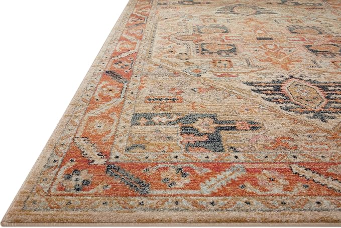 Loloi Jocelyn Collection JOC-01 Sand/Multi 7'-10" x 10' .38" Thick Area Rug