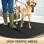 Amyracel Front Door Mat Indoor Outdoor Entrance, 36" x 72" All-Season Waterproof Doormat for Enterway, Heavy Duty Commercial Floor Mat, Fade Resistant, Rubber Back, Low Profile, Easy Clean