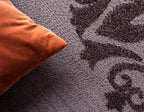 Unique Loom Outdoor Modern Collection Area Rug - Chicago (6' 1" x 9' Rectangle, Brown/ Orange)