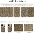 2x3 Brown Washable Vintage Area Rug for Living Room Bedroom Soft Tranditional Non Slip Thin Throw Rug Lightweight Floral Low Pile Distressed Doormat Entrance Dining Laundry Room Kitchen