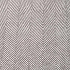 Modern Herringbone Chevron Collection Handcrafted Wool Area Rug - Durable, Zigzag Pattern, for High Traffic, Contemporary Design for Living Room, Bedroom, Dining Room Decor (Smoke Grey, 8' x 8')