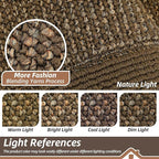 BEQHAUSE Indoor Door Mat 32" x 48", Dirt Trapper Door Mats Non-Slip Entryway Rugs Washable, Resist Dirt Absorbent Welcome Mat, Low Profile Floor Mats for Front Back Door and Entryway, Brown