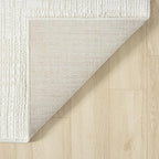 Abani Cream Area Rug - Living Room & Bedroom - Textured Weave Design - Indoor Use - Easy to Clean, Stain Resistant, Non-Shedding - Neutral Collection (8'11" x 12')