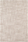 Dash and Albert Crosshatch Wool Area Rug - 5' x 8' Ivory Solid Hand Micro Hooked Accent Rug - Durable, High Traffic Areas Bedroom, Hallway, Stairs - Premium Luxury Hotel Quality Soft Breathable