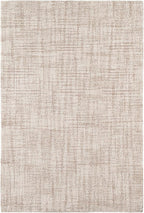 Dash and Albert Crosshatch Wool Area Rug - 2' x 3' Ivory Solid Hand Micro Hooked Accent Rug - Durable, High Traffic Areas Bedroom, Hallway, Stairs - Premium Luxury Hotel Quality Soft Breathable